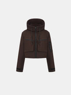 STM-TEX™ Elevated Padded Cropped Hooded Rain Jacket