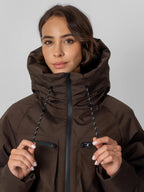 STM-TEX™ Elevated Cropped Hooded Rain Jacket
