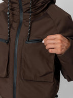 STM-TEX™ Elevated Cropped Hooded Rain Jacket - Stay Puffit