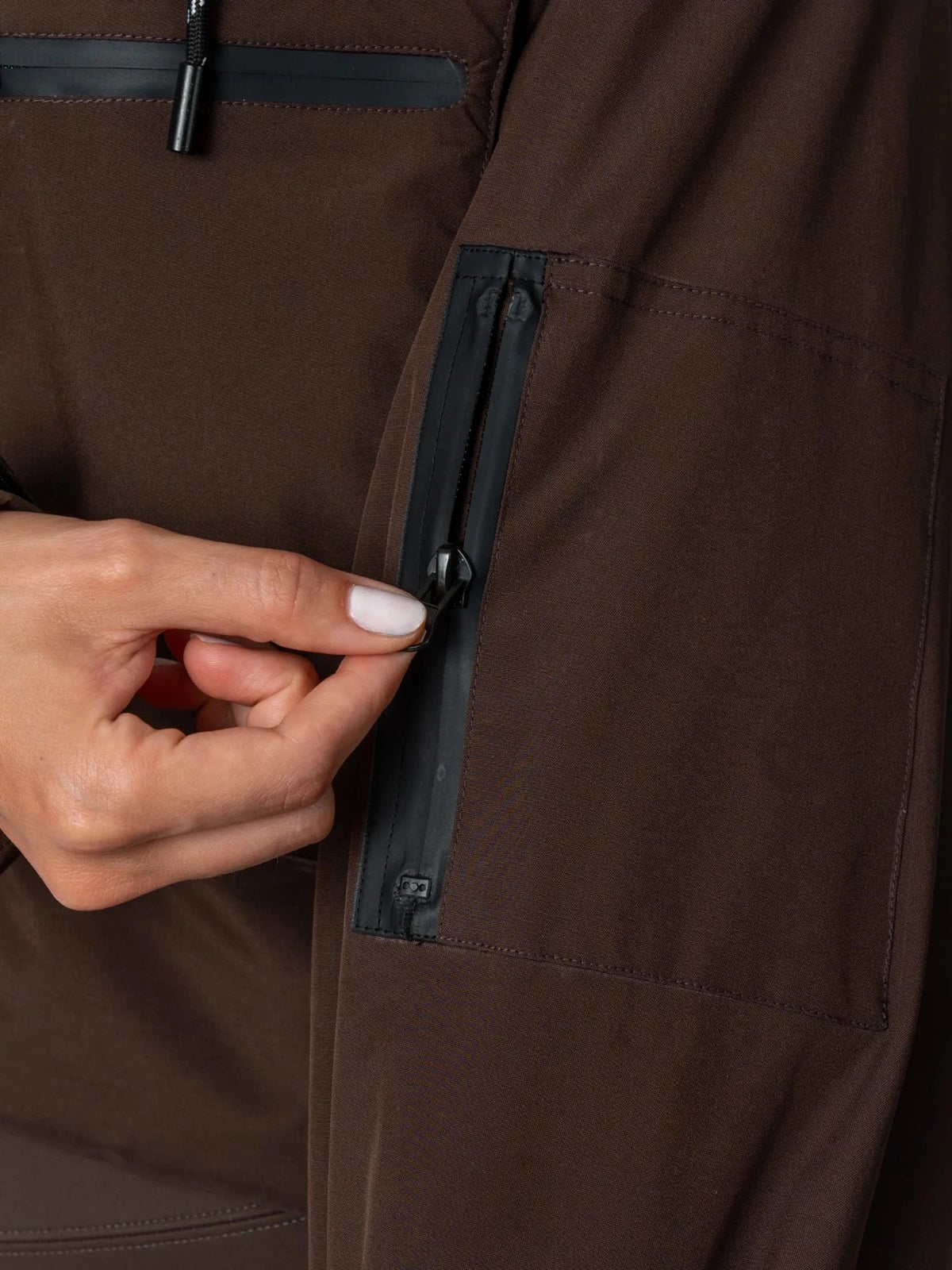 STM-TEX™ Elevated Cropped Hooded Rain Jacket
