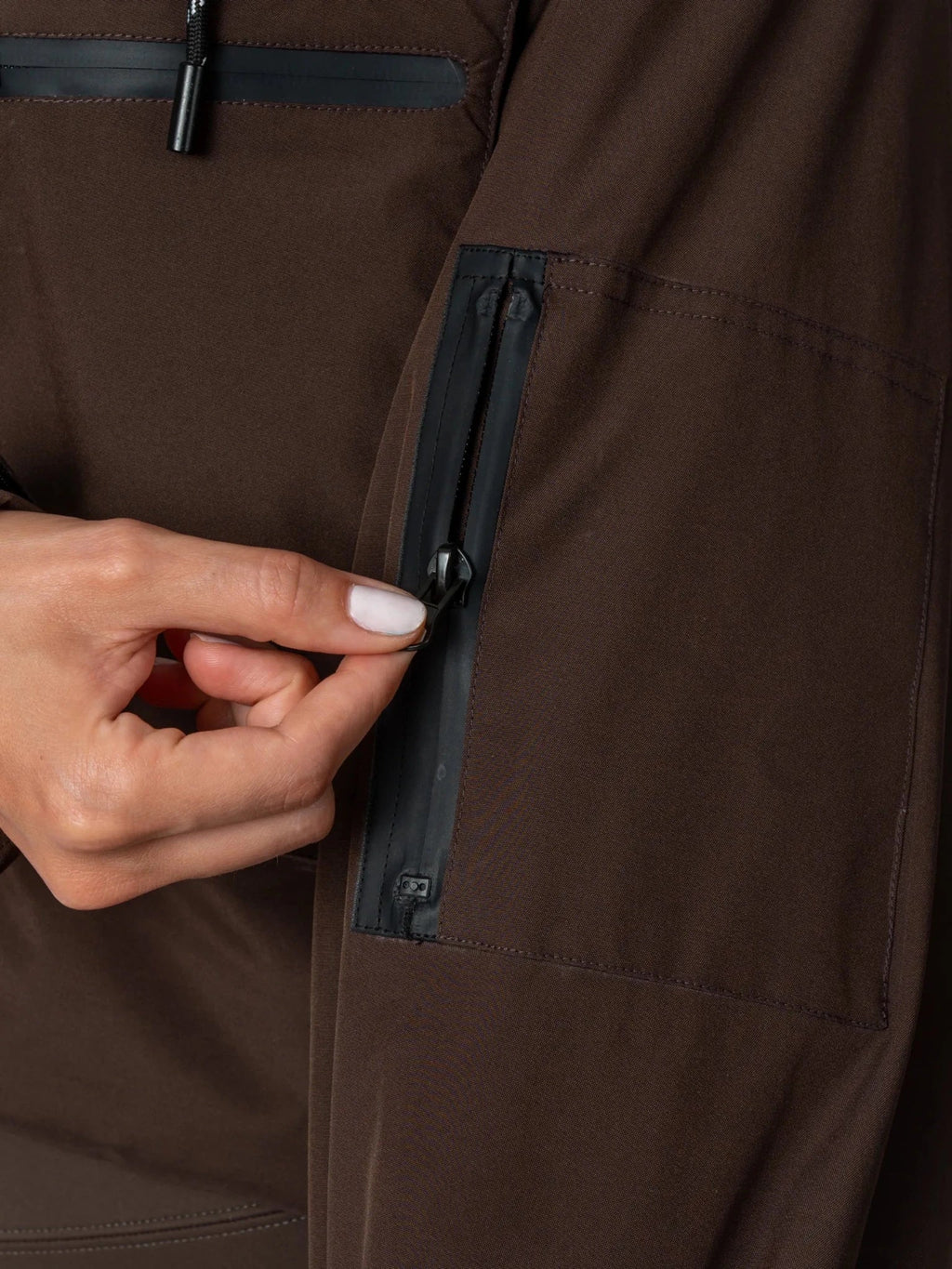 STM-TEX™ Elevated Padded Cropped Hooded Rain Jacket
