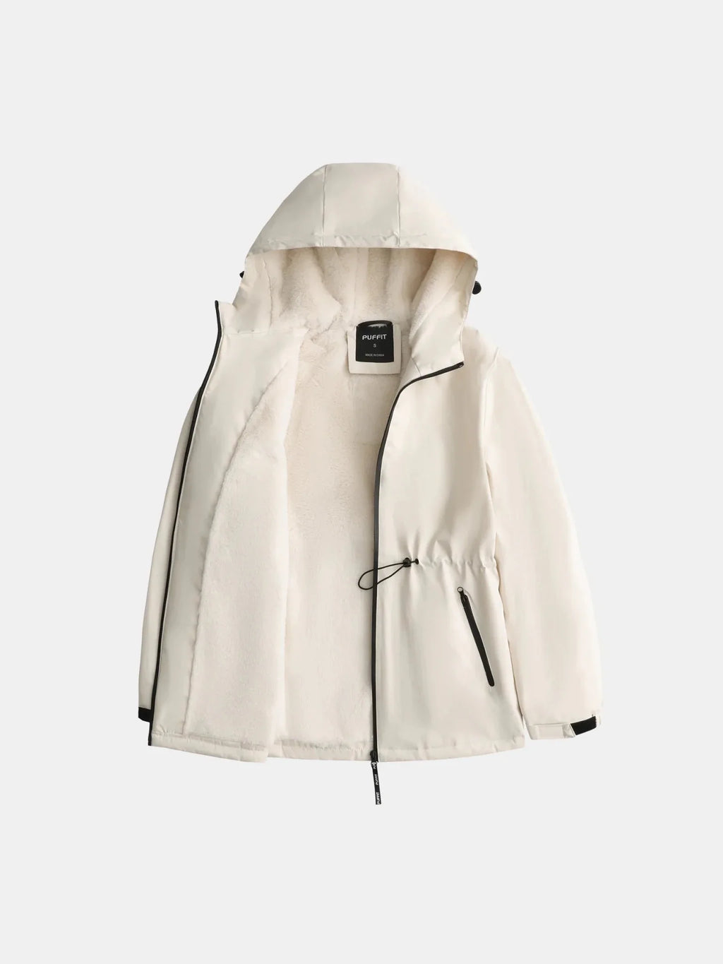 STM-TEX™ Faux Fur Lined Full Zip Rain Jacket