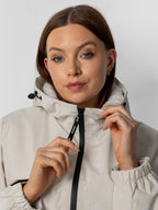 STM-TEX™ Faux Fur Lined Full Zip Rain Jacket