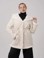 STM-TEX™ Faux Fur Lined Mid Length Rain Coat
