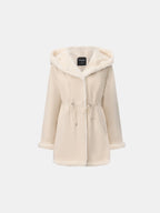 STM-TEX™ Faux Fur Lined Mid Length Rain Coat