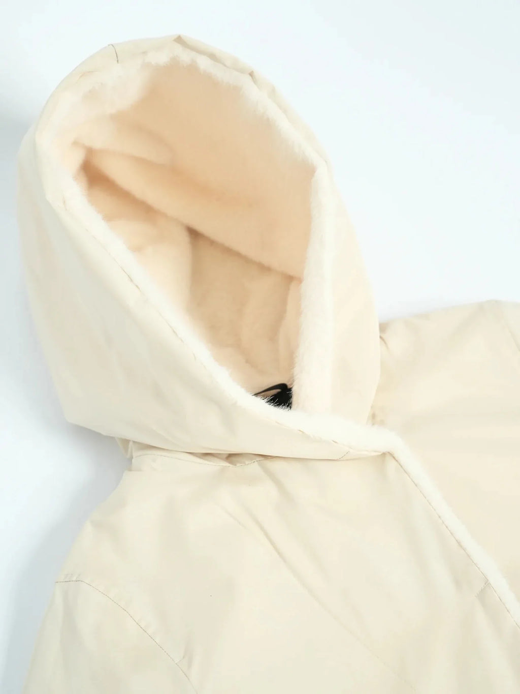 STM-TEX™ Faux Fur Lined Mid Length Rain Coat