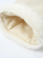 STM-TEX™ Faux Fur Lined Mid Length Rain Coat