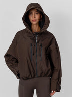 STM-TEX™ Fleece Lined One Size Short Oversized Rain Jacket