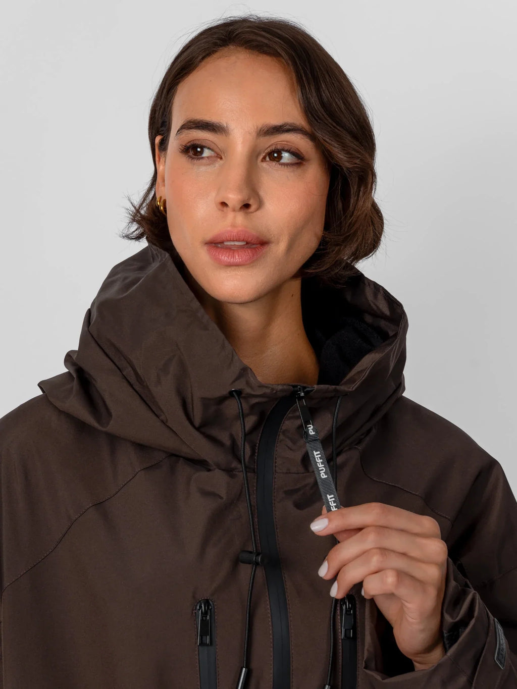 STM-TEX™ Fleece Lined One Size Short Oversized Rain Jacket