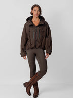 STM-TEX™ Fleece Lined One Size Short Oversized Rain Jacket