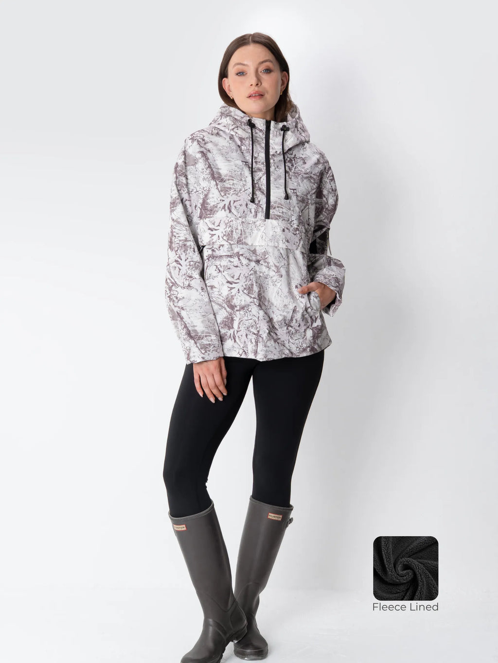 STM-TEX™ ALL Classic Relaxed Fit Rain Hoodie - Purple Ash