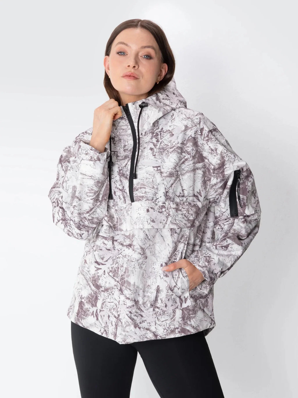 STM-TEX™ Mist Camo Relaxed Fit Rain Hoodie