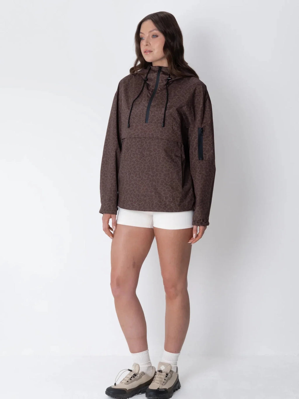 STM-TEX™ Leopard Relaxed Fit Rain Hoodie