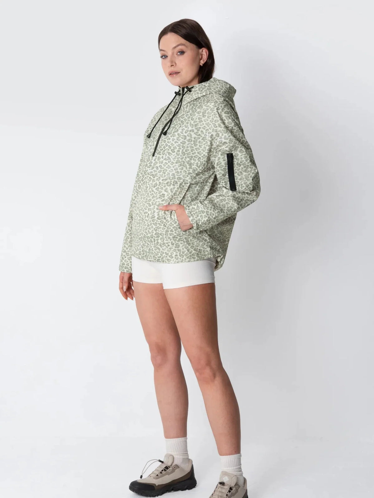 STM-TEX™ Leopard Relaxed Fit Rain Hoodie