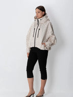 STM-TEX™ One Size Dot Short Oversized Rain Jacket