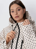 STM-TEX™ One Size Dot Short Oversized Rain Jacket