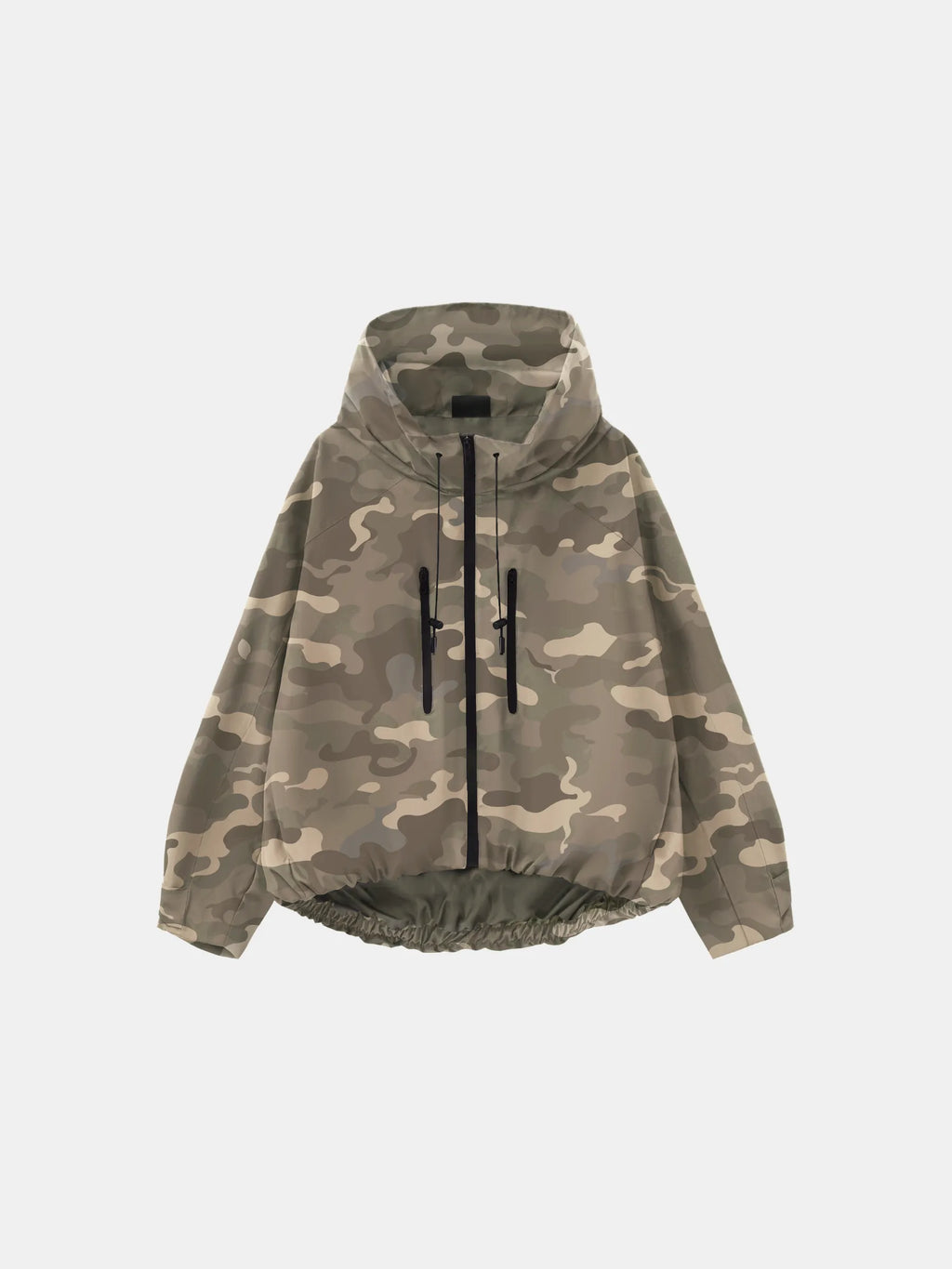 STM-TEX™ One Size Taupe Camo Short Oversized Rain Jacket