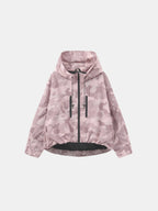 STM-TEX™ One Size Pink Camo Short Oversized Rain Jacket