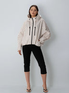 STM-TEX™ One Size Dot Short Oversized Rain Jacket