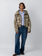 STM-TEX™ One Size Taupe Camo Short Oversized Rain Jacket