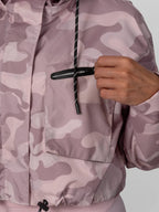 STM-TEX™ Mist Camo Cropped Detached Hooded Rain Jacket