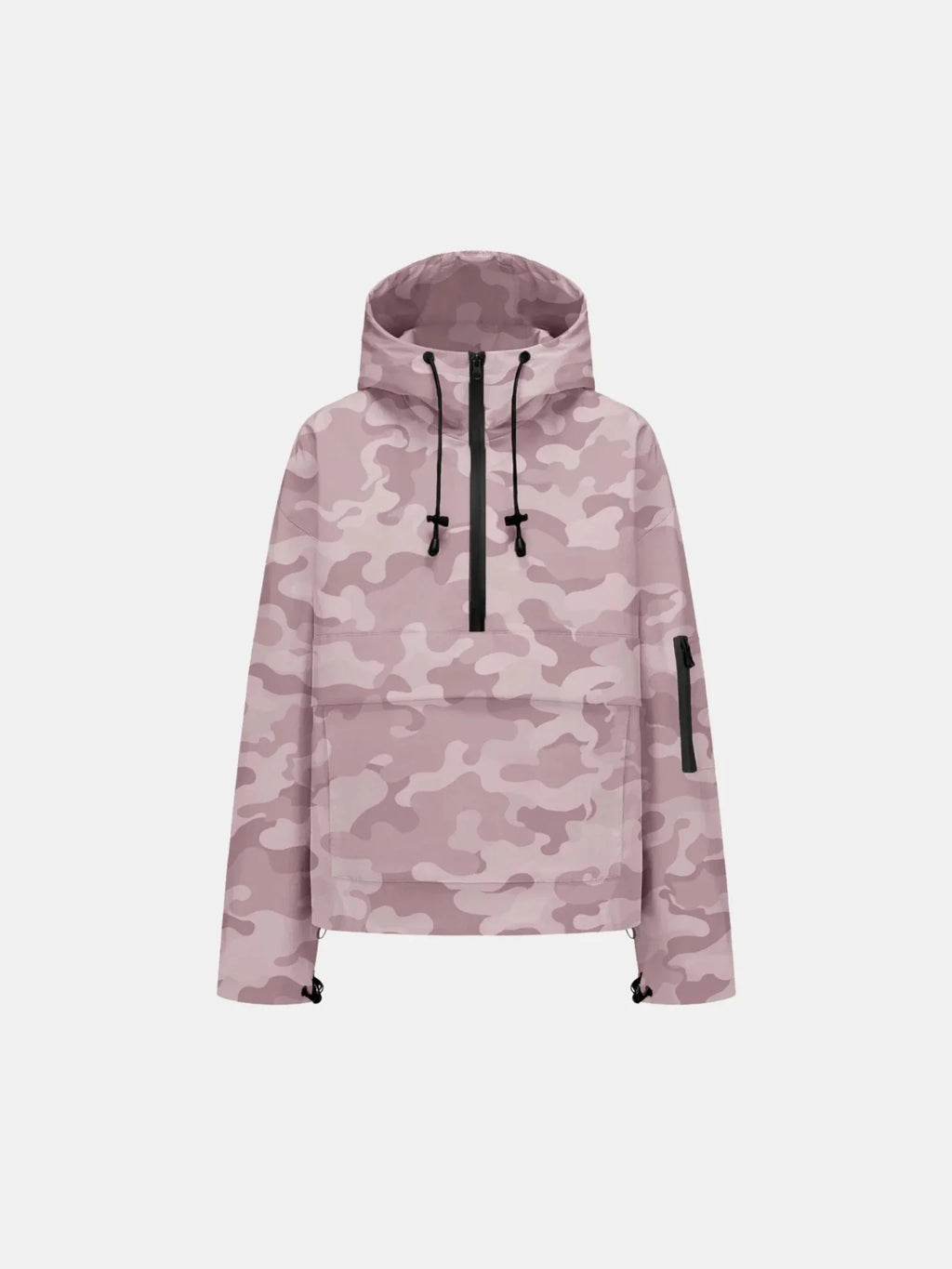 STM-TEX™ Pink Camo Relaxed Fit Rain Hoodie