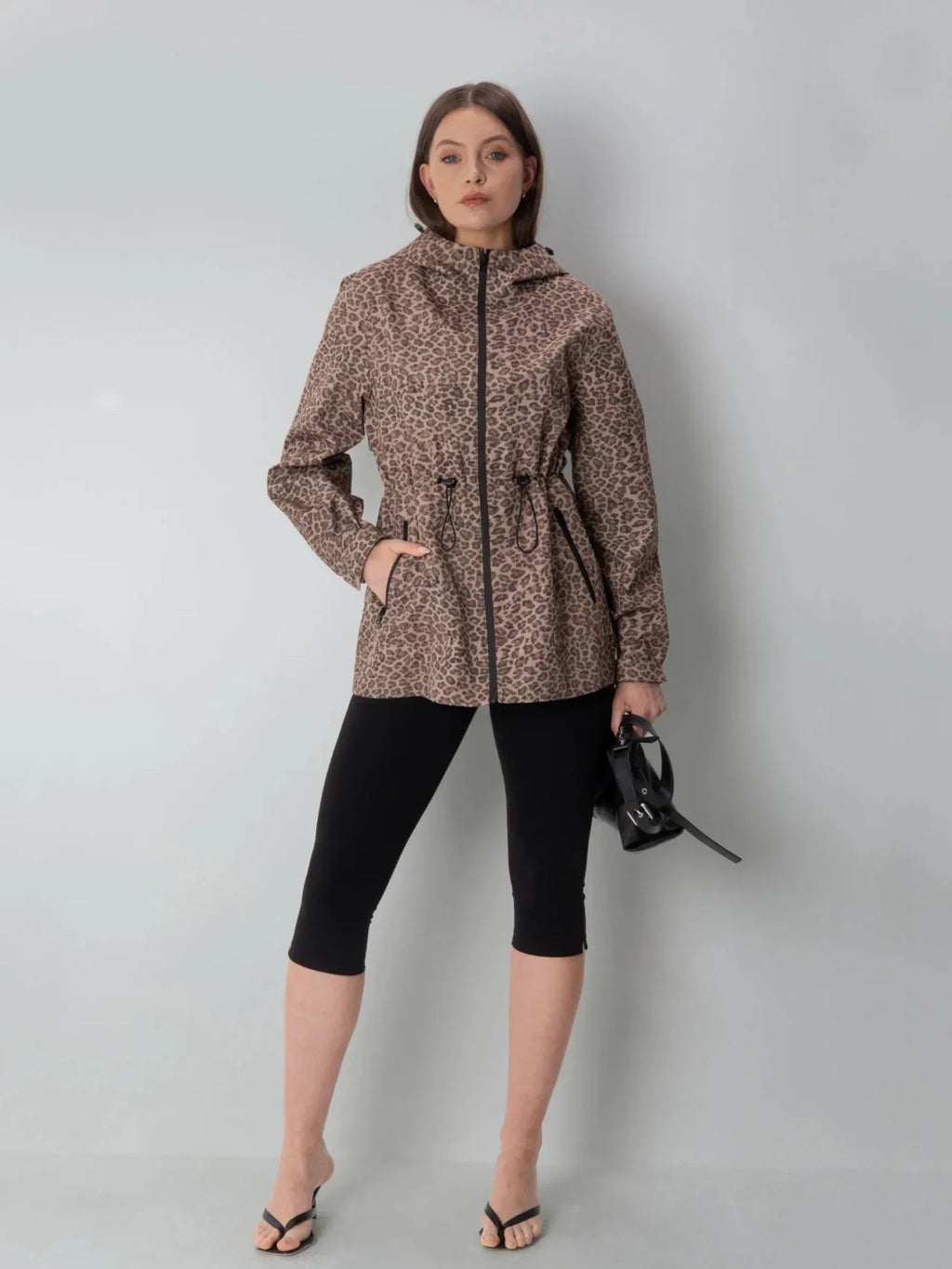 STM-TEX™ Premium Leopard Full Zip Rain Coat
