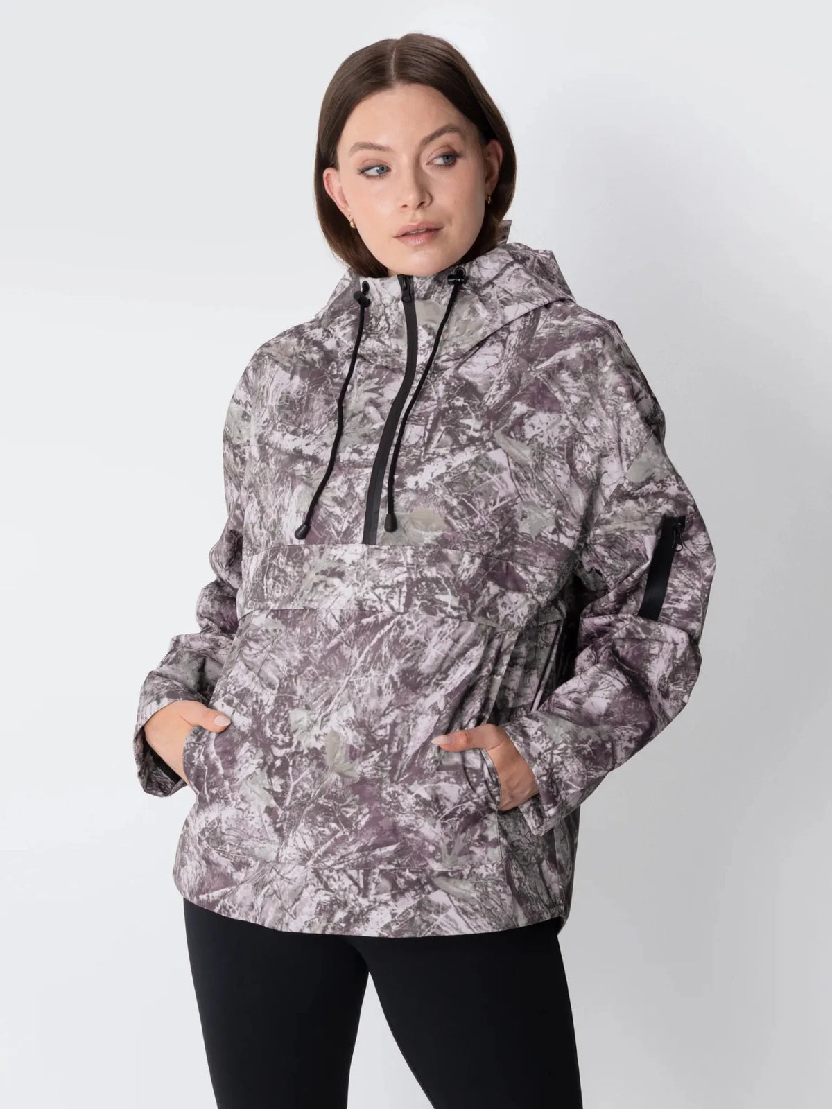 STM-TEX™ Shadow Camo Relaxed Fit Rain Hoodie