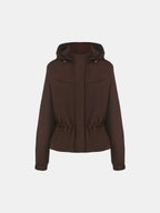 STM-TEX™ Short Drawstring Waist Rain Jacket