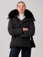 WarmCore™ Detachable Faux Fur Collar Hooded Puffer