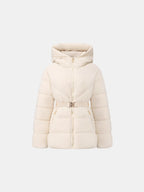 WarmCore™ Gold-tone Belted Puffer Jacket