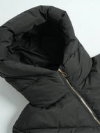 WarmCore™ Gold-tone Belted Puffer Jacket