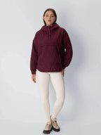 WarmCore™ Kangaroo Pocket Packable Quilted Puffer Hoodie