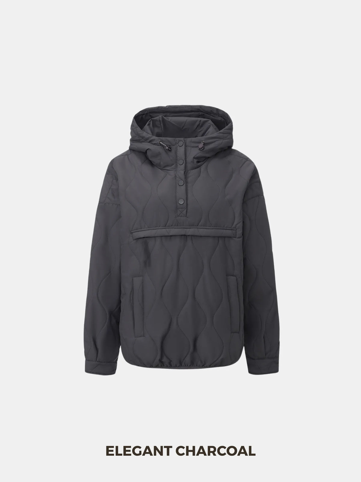 WarmCore™ Kangaroo Pocket Packable Quilted Puffer Hoodie
