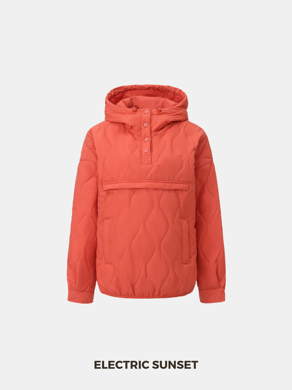 WarmCore™ Kangaroo Pocket Packable Quilted Puffer Hoodie