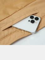 WarmCore™ Long Dimond Quilted Belted Puffer