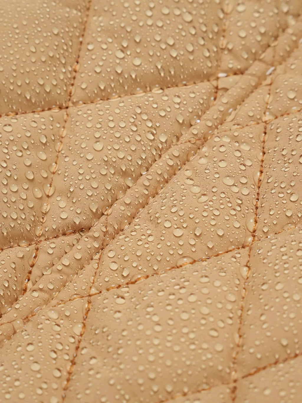 WarmCore™ Long Dimond Quilted Belted Puffer