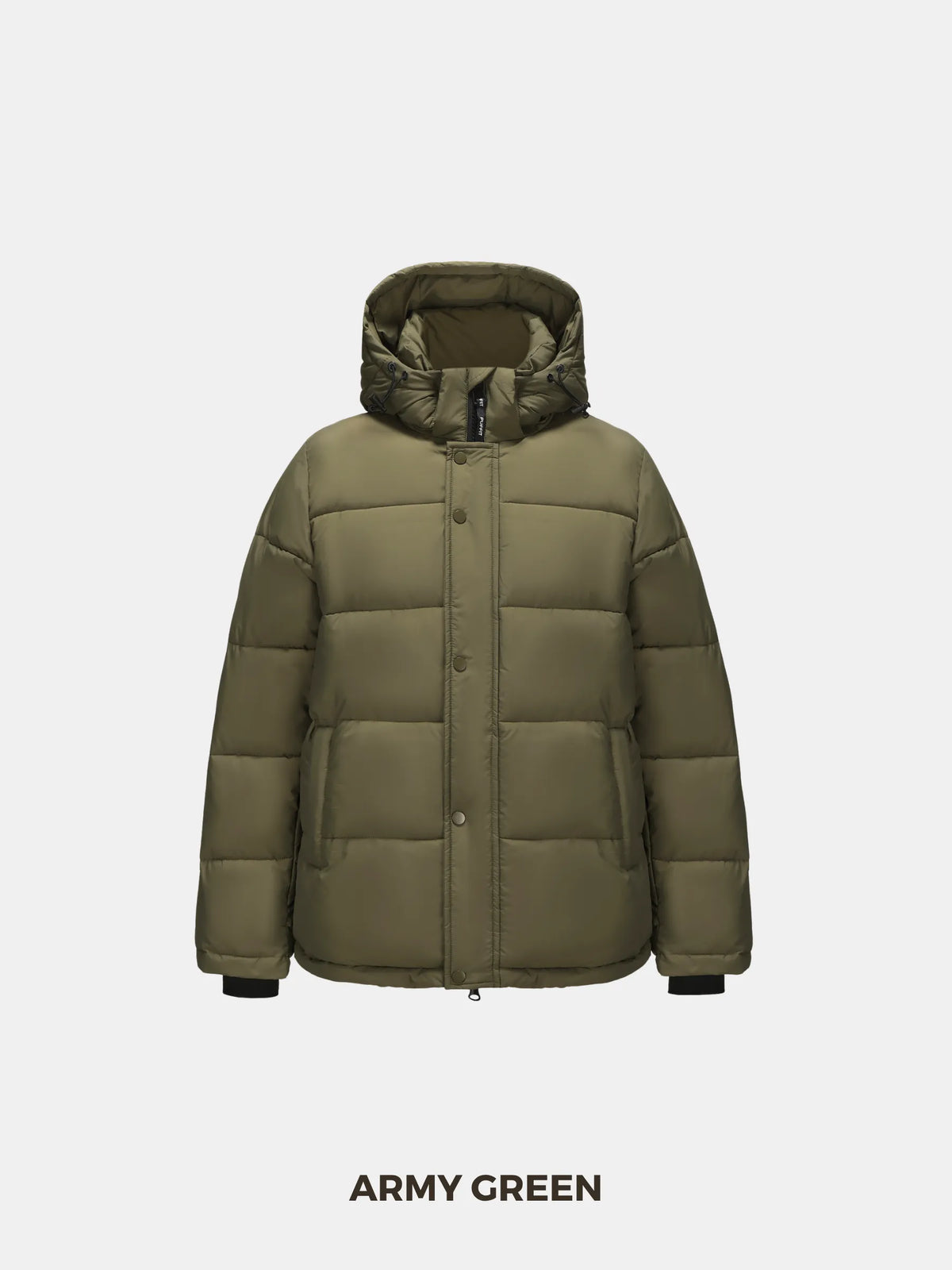 WarmCore™ Men's Detachable-Hooded Puffer Jacket