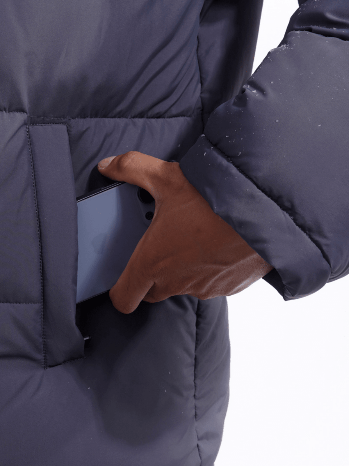 WarmCore™ Men's Detachable-Hooded Puffer Jacket