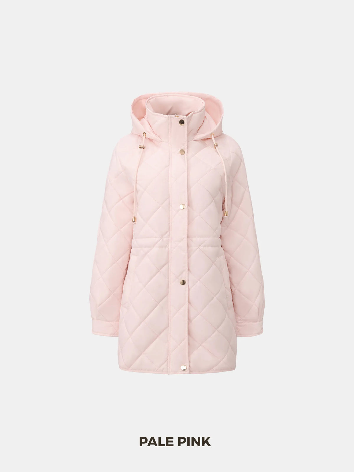 WarmCore™ Mid Length Diamond Quilted Puffer