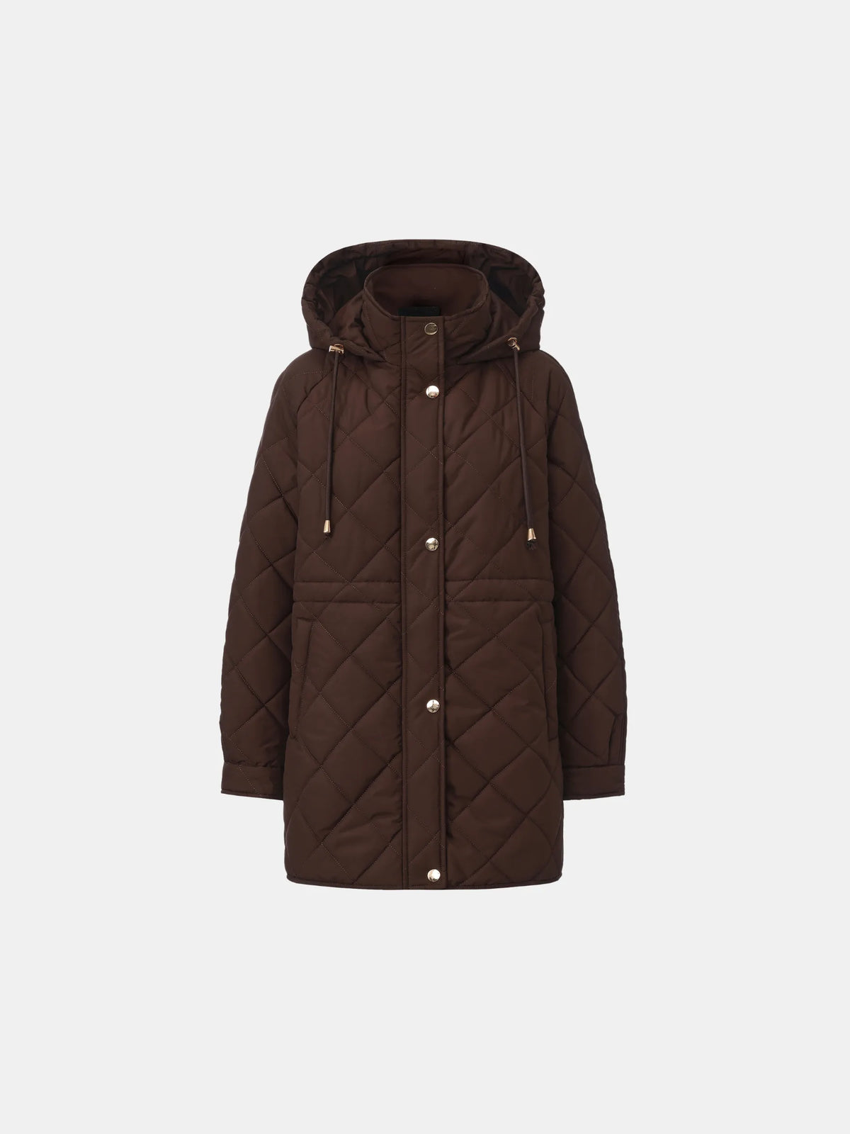 WarmCore™ Mid Length Diamond Quilted Puffer