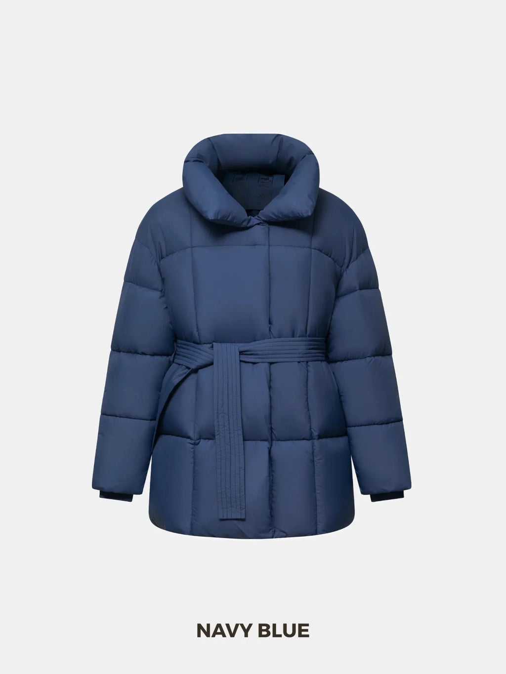 WarmCore™ Premium Mid Length Belted Puffer Jacket Women Casual Coat