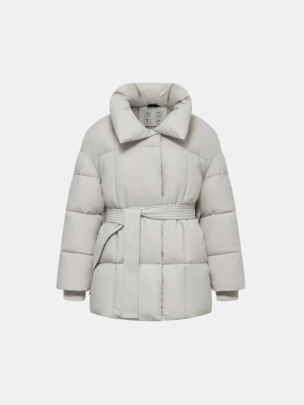 WarmCore™ Premium Mid Length Belted Puffer Jacket Women Casual Coat