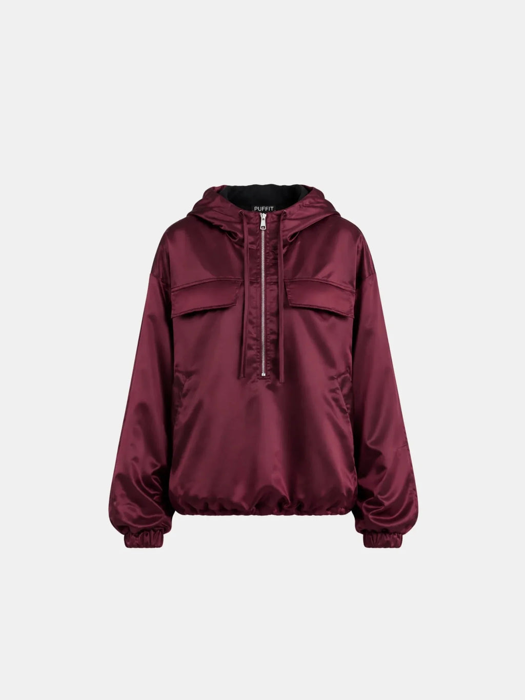 WarmCore™ Shiny Oversized Padded Hoodie
