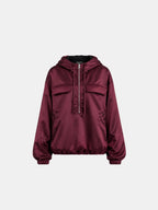 WarmCore™ Shiny Oversized Padded Hoodie