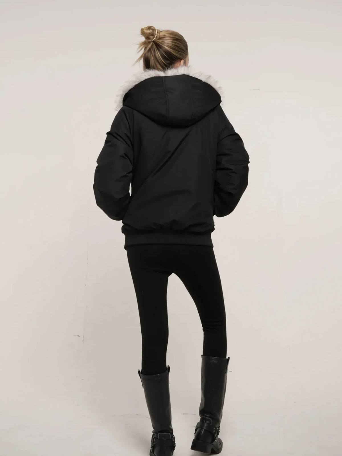 WarmCore™ Faux Fur Lined Waterproof Bomber