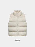 WarmCore™ Taped Seams Funnel Neck Puffer Gilet
